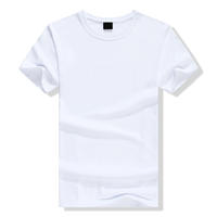 Custom o Neck 100% Organic Cotton Short Sleeve White t Shirt
