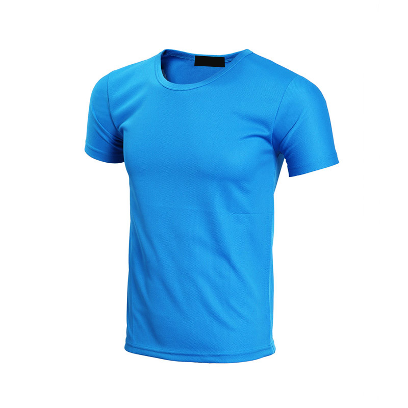 QiMeng O-neck custom tee shirts in different color for outdoor activities-3