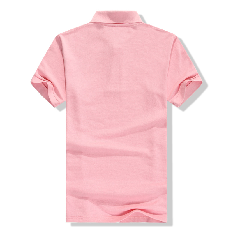 QiMeng cotton yellow polo t shirts button design for outdoor activities-2